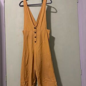 Sienna Sky Mustard Yellow Jumpsuit